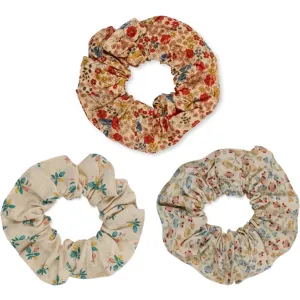 Konges Sljd Scrunchie 3-pack Big Viletta/Espalier/Fleur Color