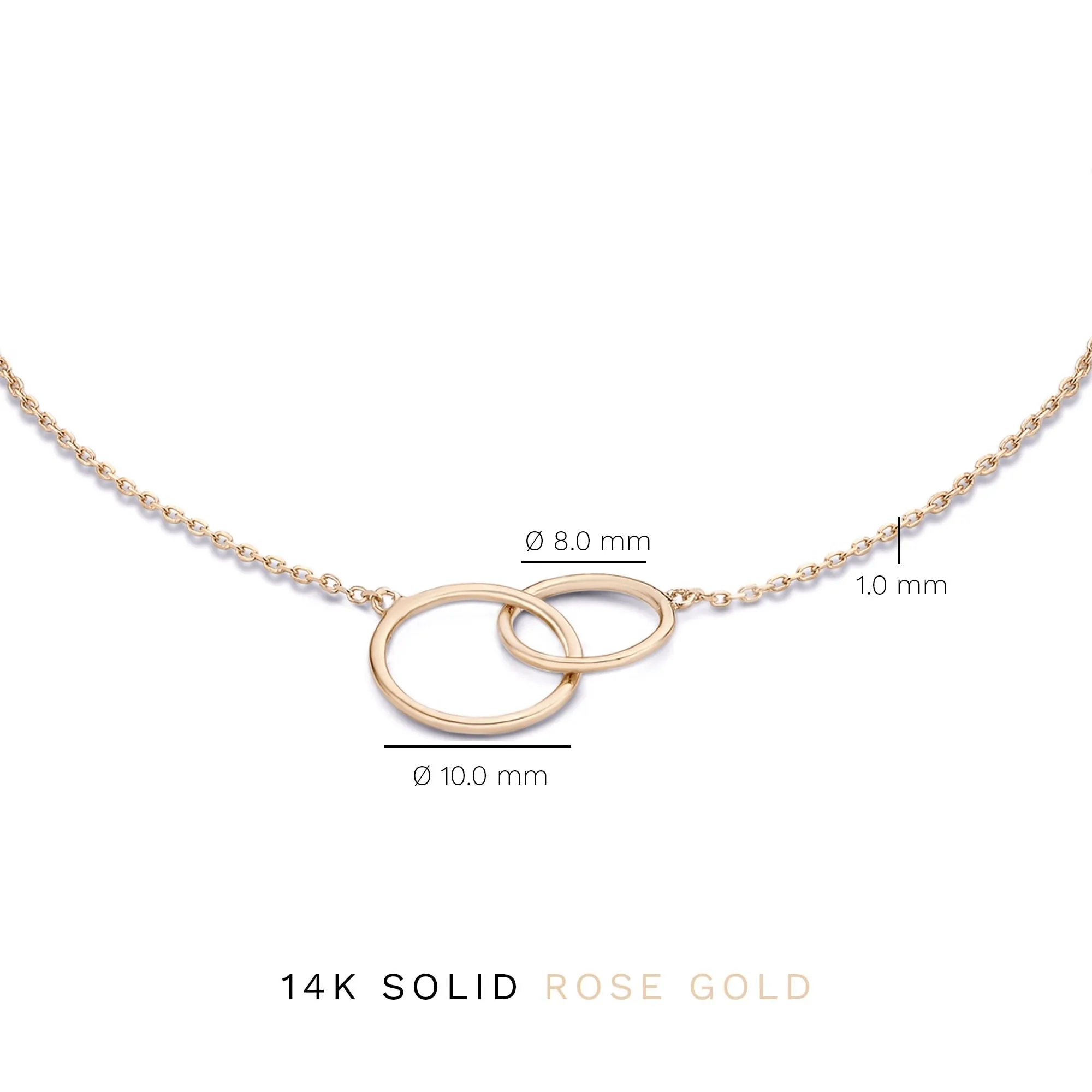 La Concorde Loulou 14 karat rose gold bracelet with circles