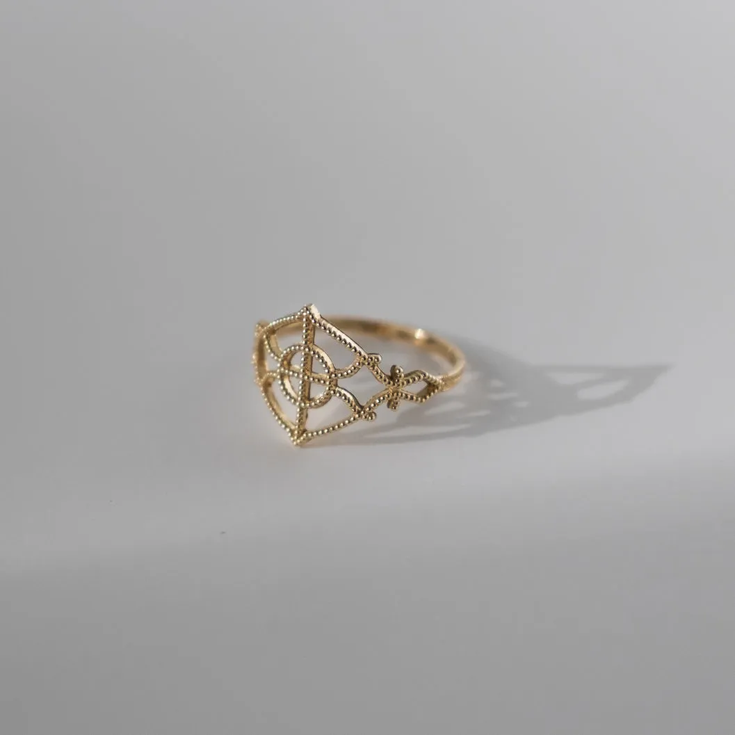 Lace Deco Ring - III