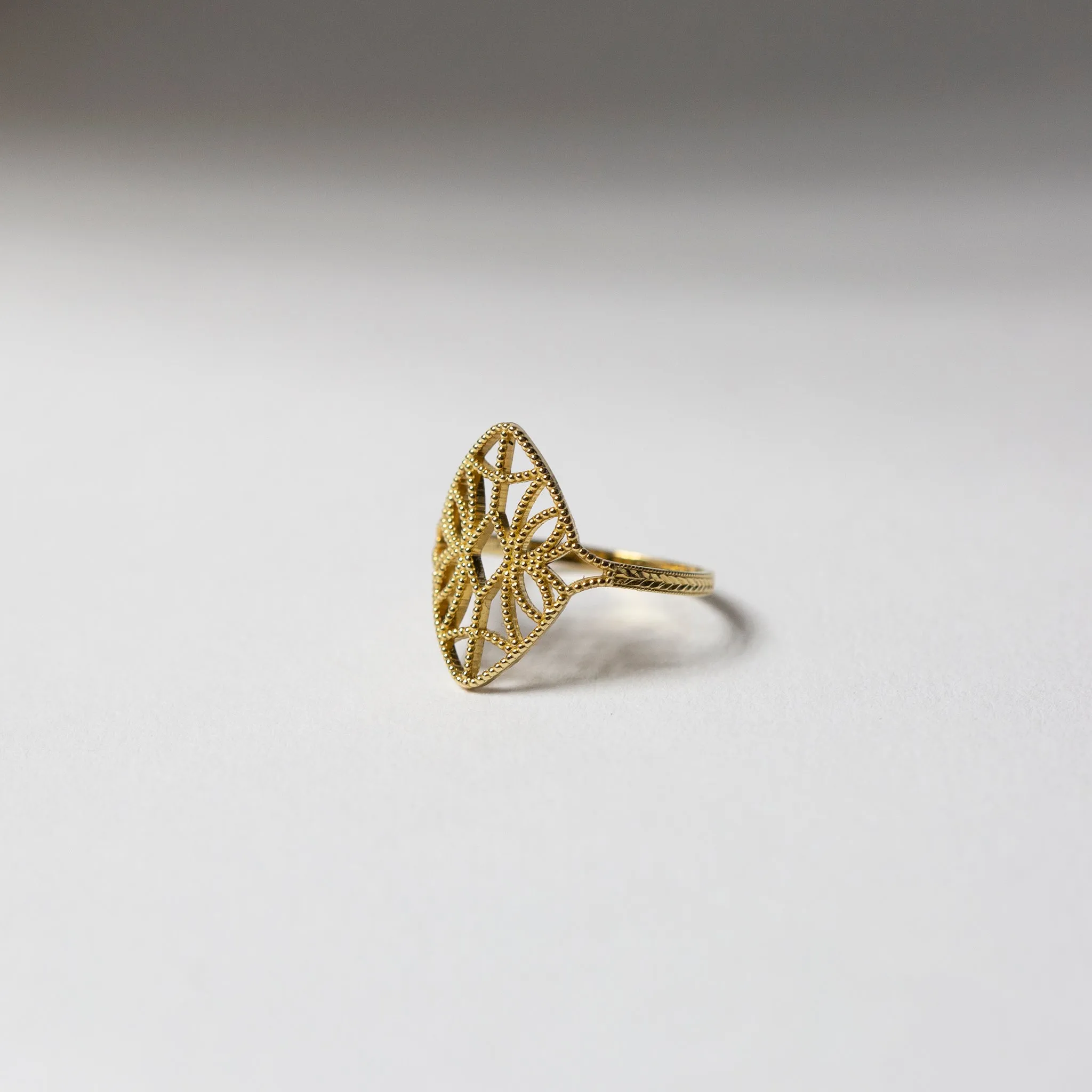 Lace Deco Ring - X