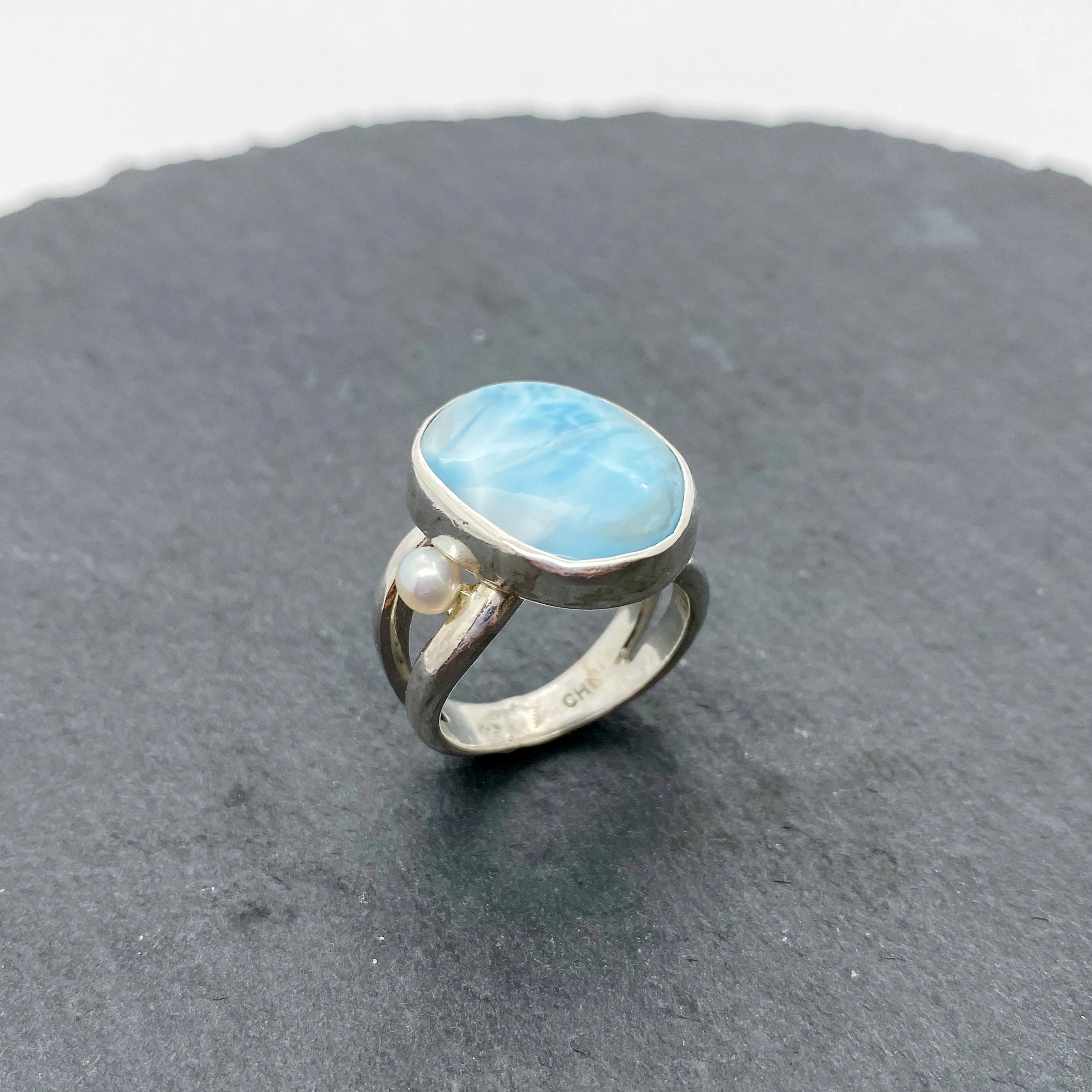 Larimar Ring Size 7.5