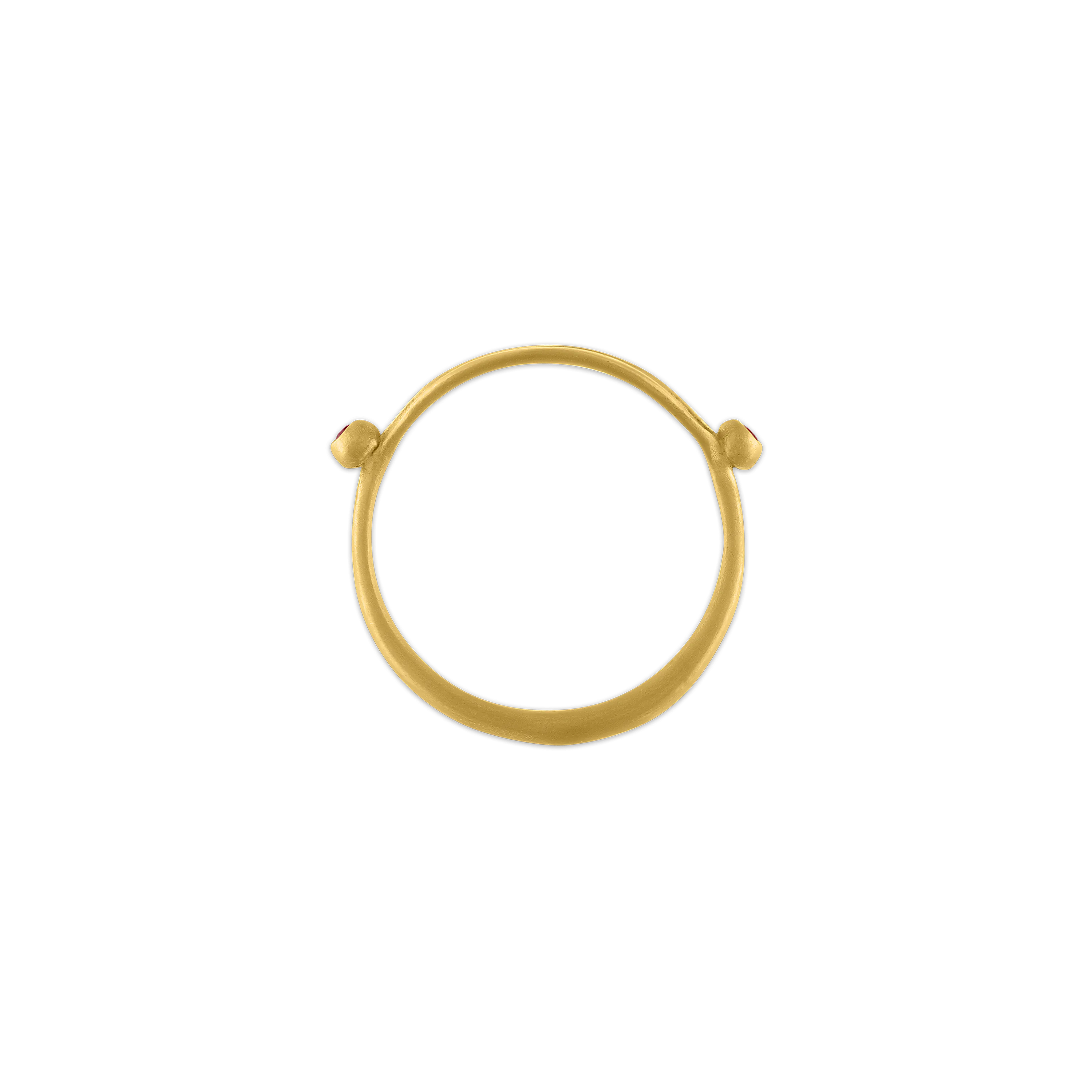 Laurus Ring with Rubies