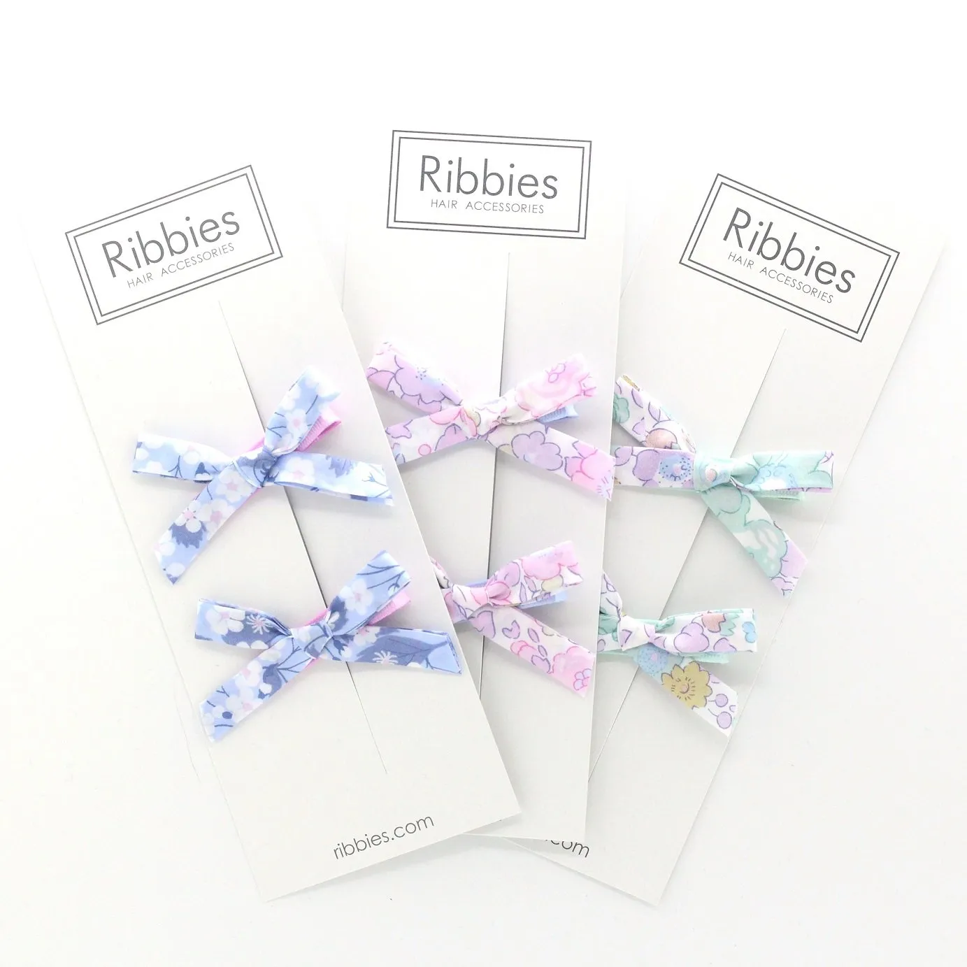 Liberty of London Schoolgirl Bows - Betsy Blue