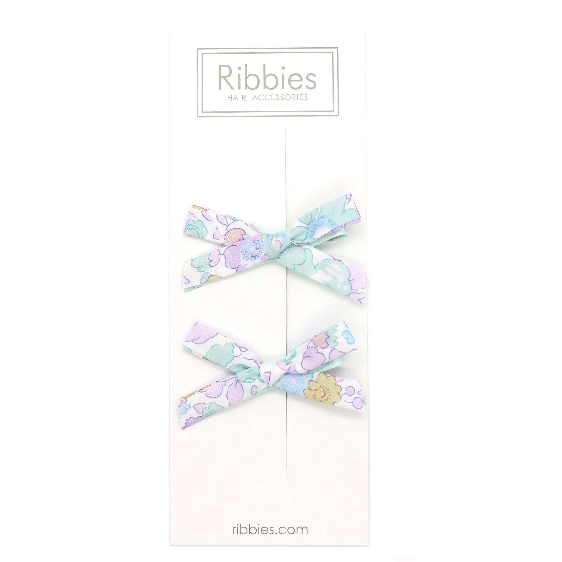 Liberty of London Schoolgirl Bows - Betsy Celadon Green