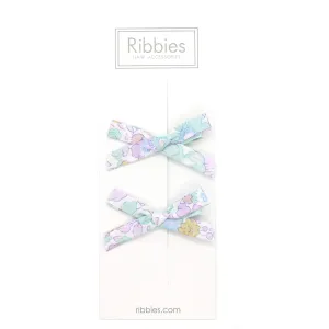 Liberty of London Schoolgirl Bows - Betsy Celadon Green