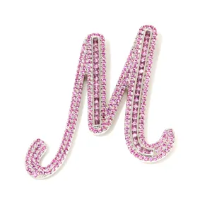 M Pink Sapphire Initial - Limited Edition