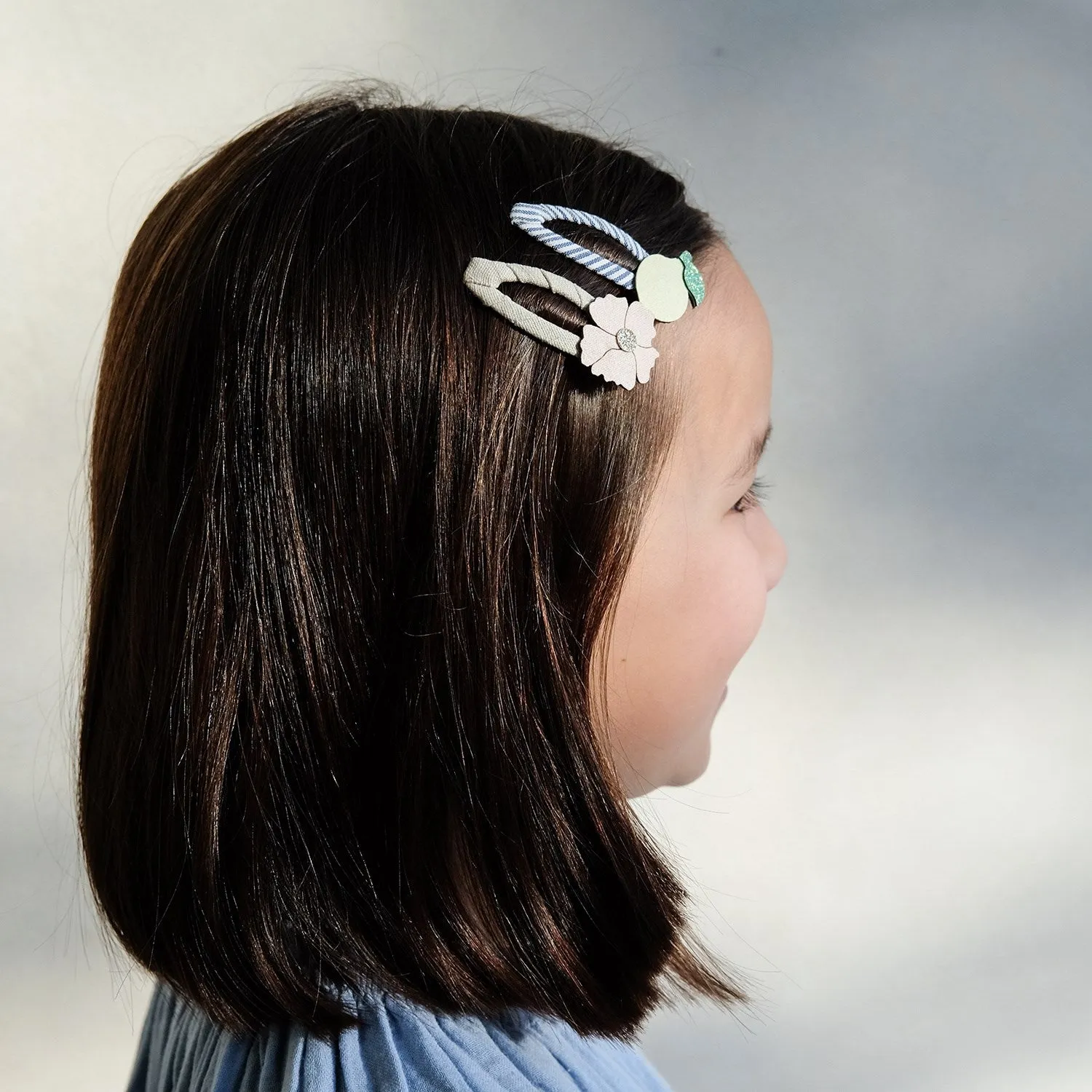 Mimi & Lula 4 Hair Clips - Lemon Blossom Amalfi