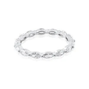 Minimal Marquise Wedding Band
