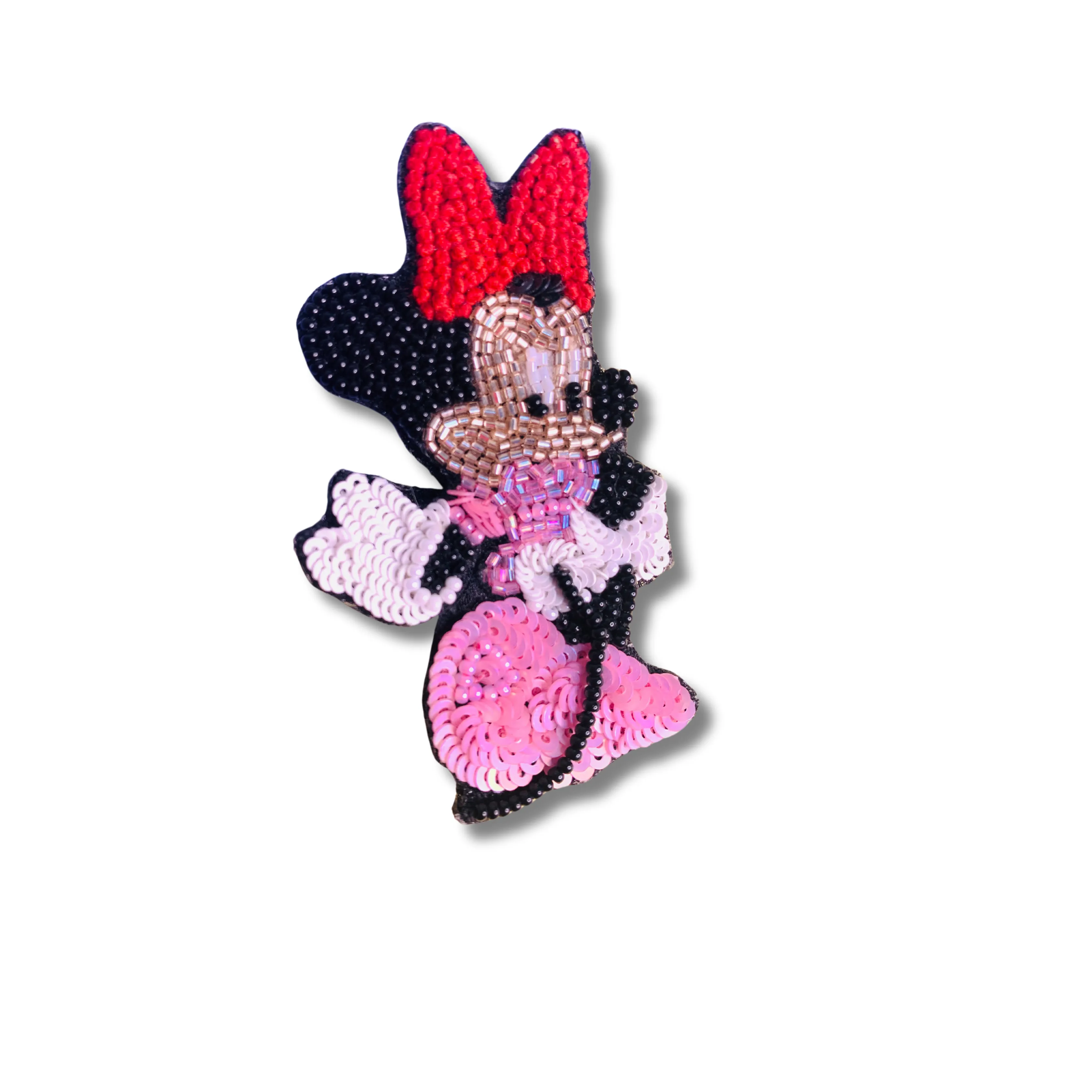 Minnie Mouse Baby Pink Brooch