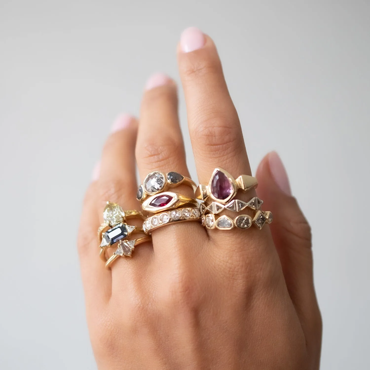 Moonscape Diamond Ring