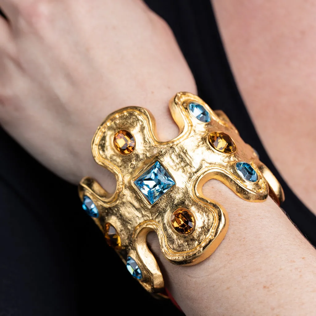 Multi Topaz Cuff