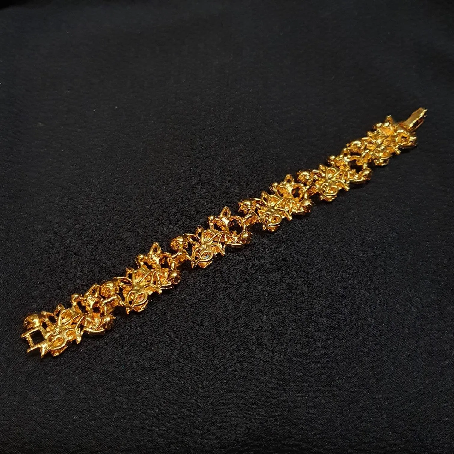 multicoloured floral enamel bracelet by Sardi