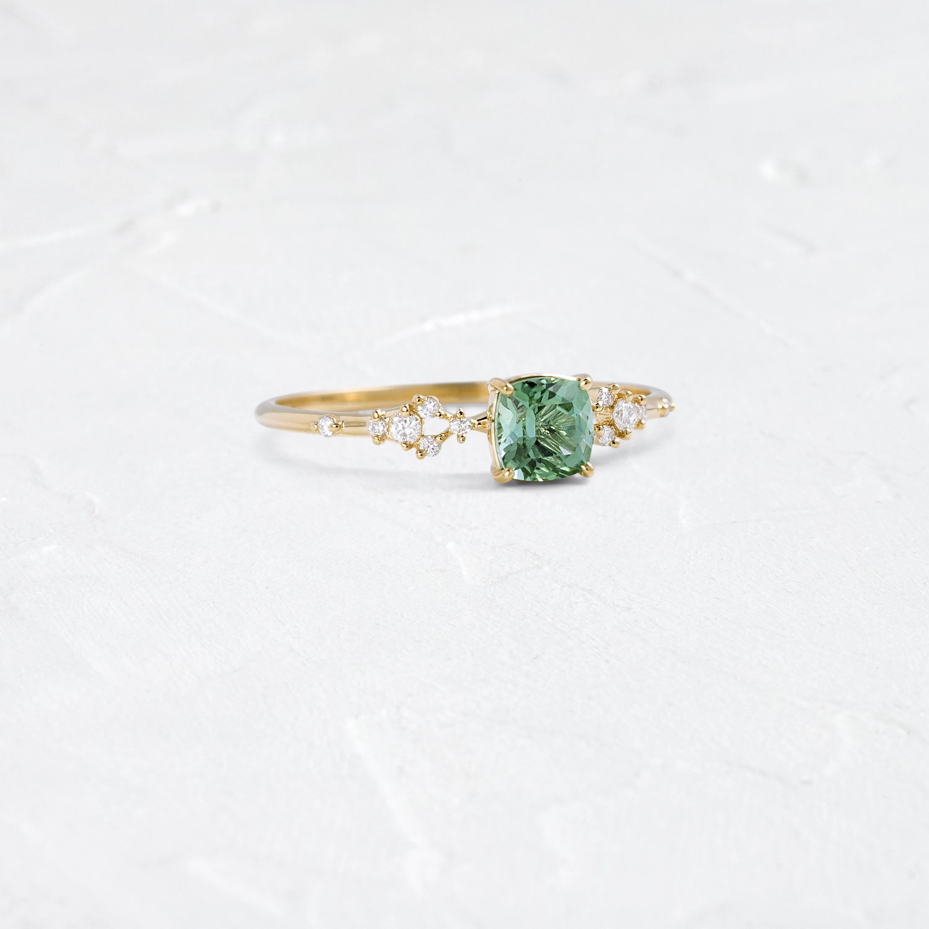 Myriad Ring, 0.54ct. Mint Green Afghanistan Tourmaline