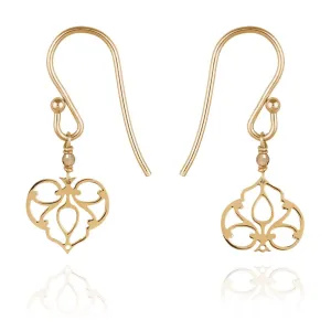 Naila Short Earrings 18k