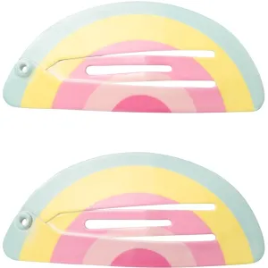 Name It Parfait Pink Rainbow Hairclip 2-pack