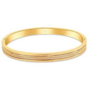Nic Herringbone Bangle Bracelet