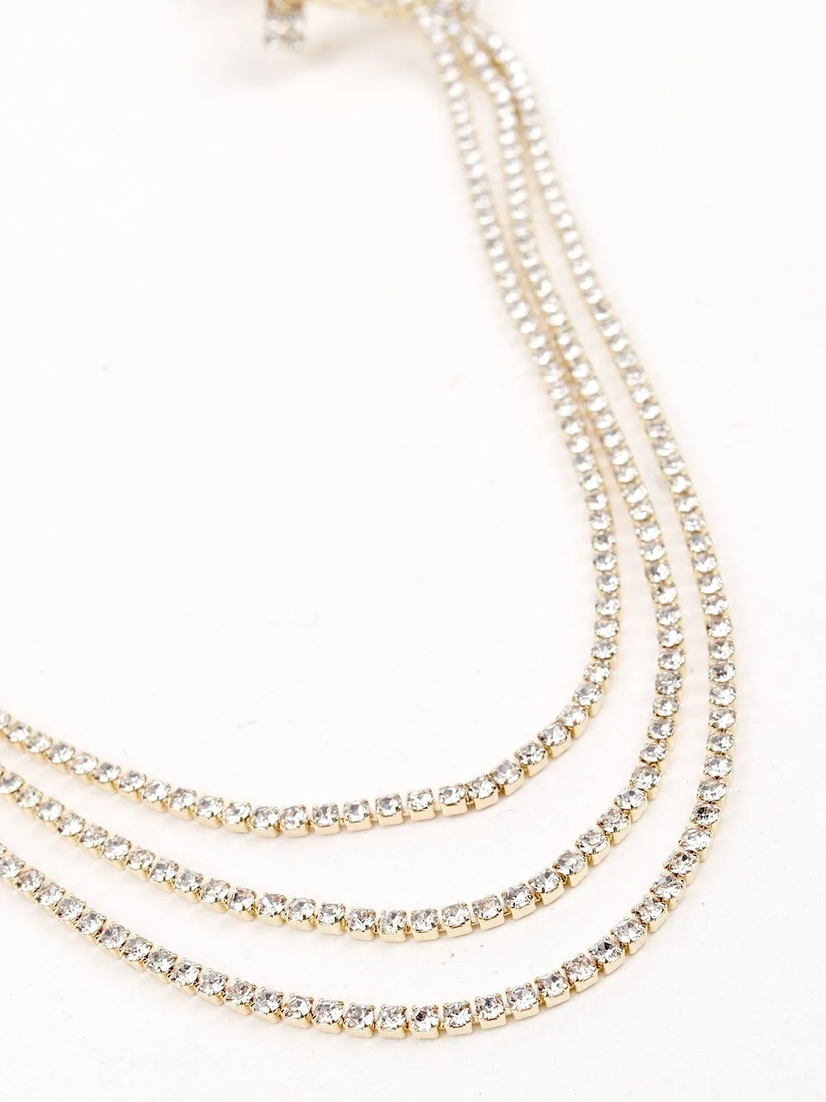 Odette Women Gold Metal Brooch