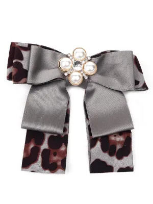 Odette Women Multi Metal Floral Brooch