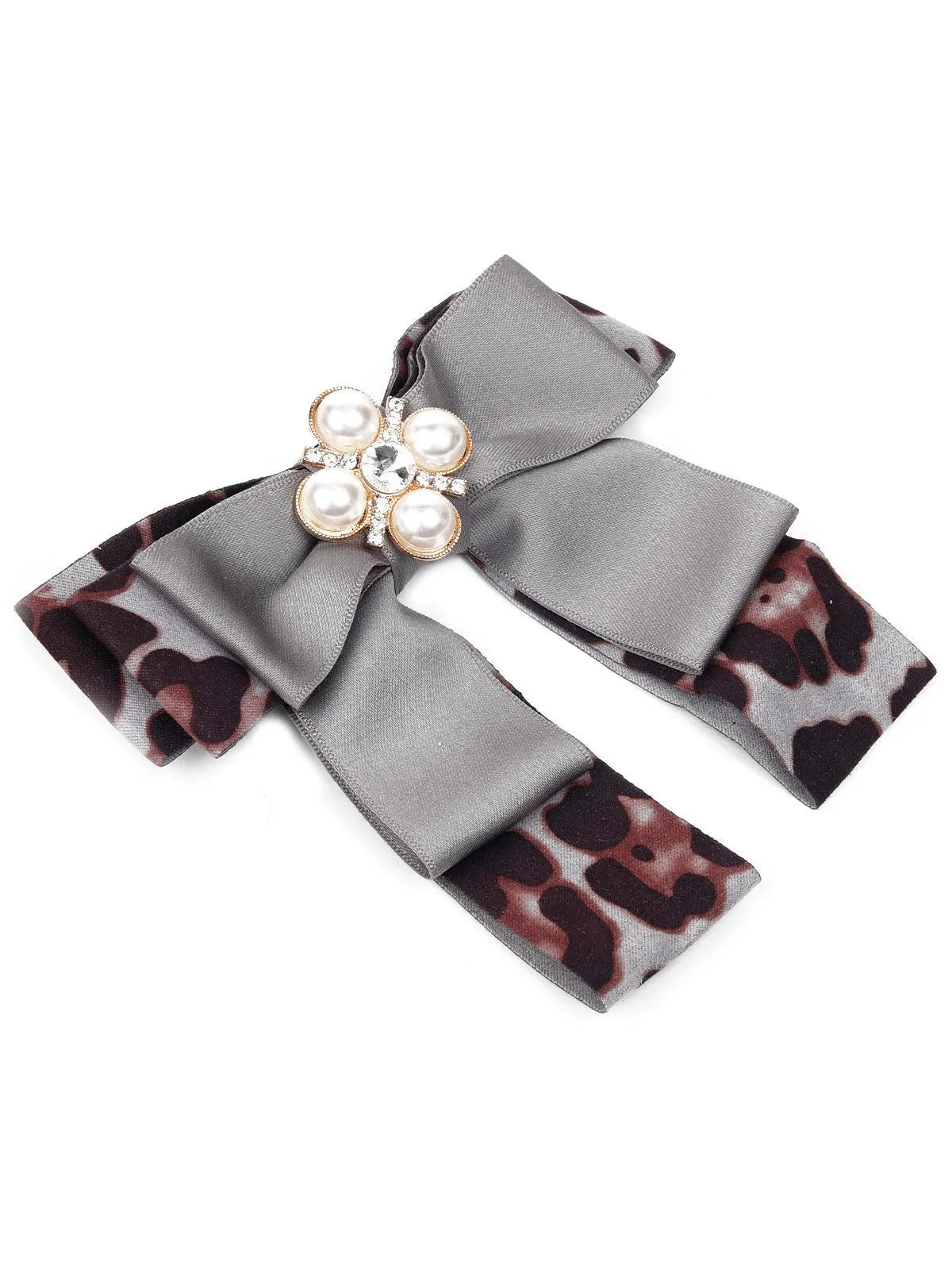 Odette Women Multi Metal Floral Brooch