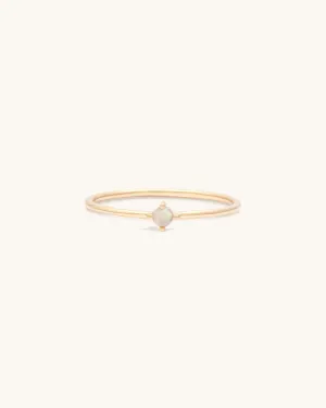 Opal Birthstone Ring