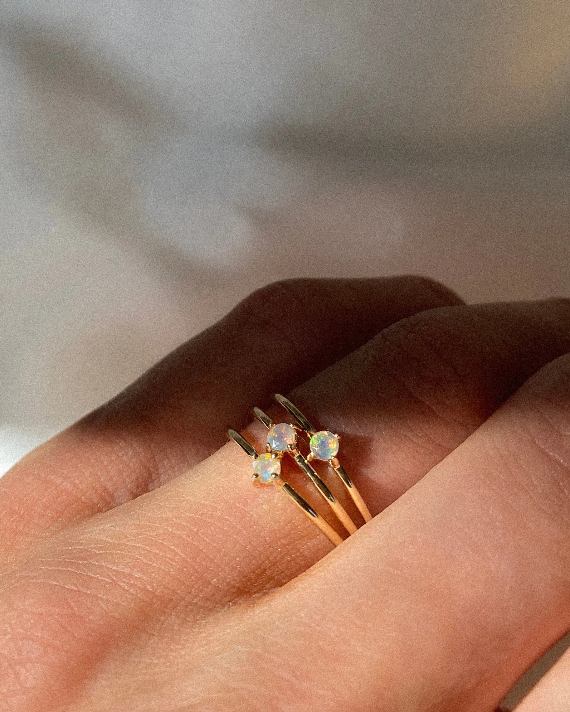 Opal Birthstone Ring