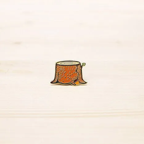 Origami Pin ?C Tree Stump