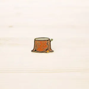 Origami Pin ?C Tree Stump
