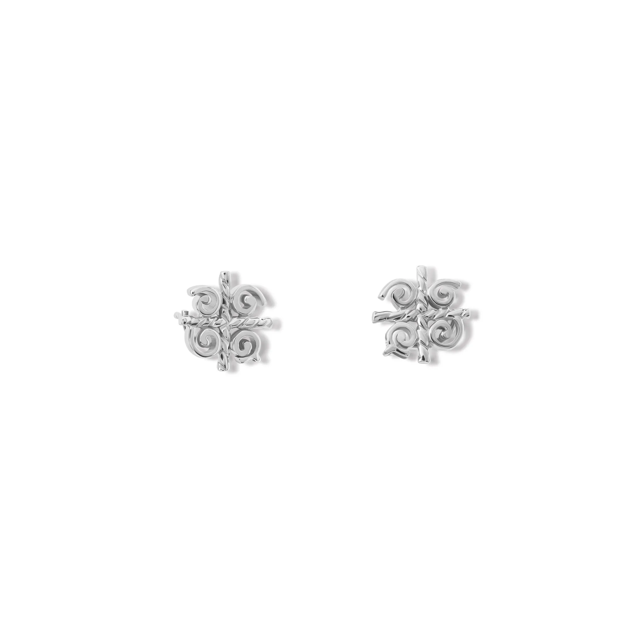 Pallas Athena Stud Earrings Silver