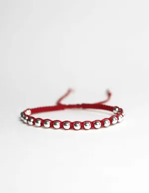 Paloma Silver in Red