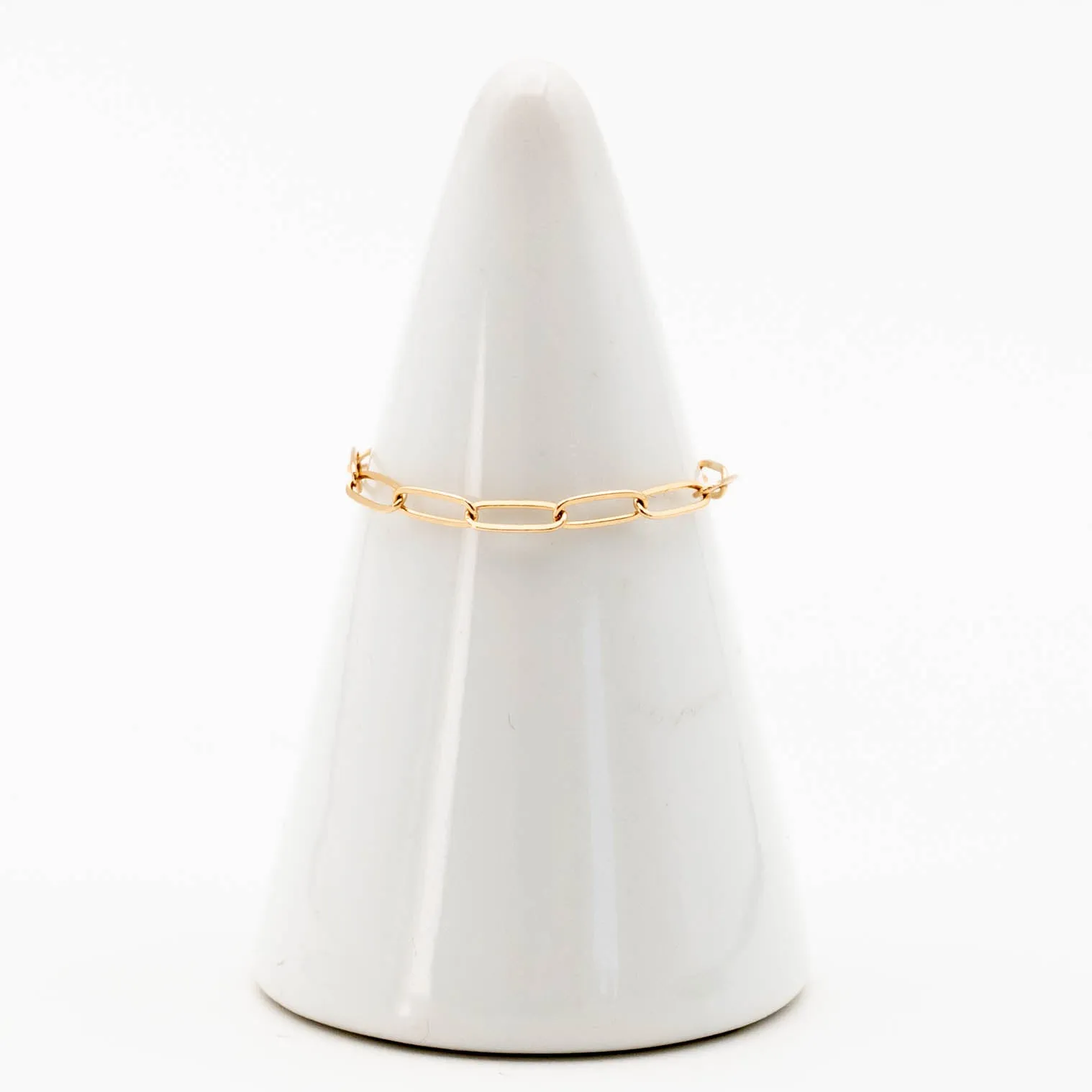 Paperclip Chain Ring