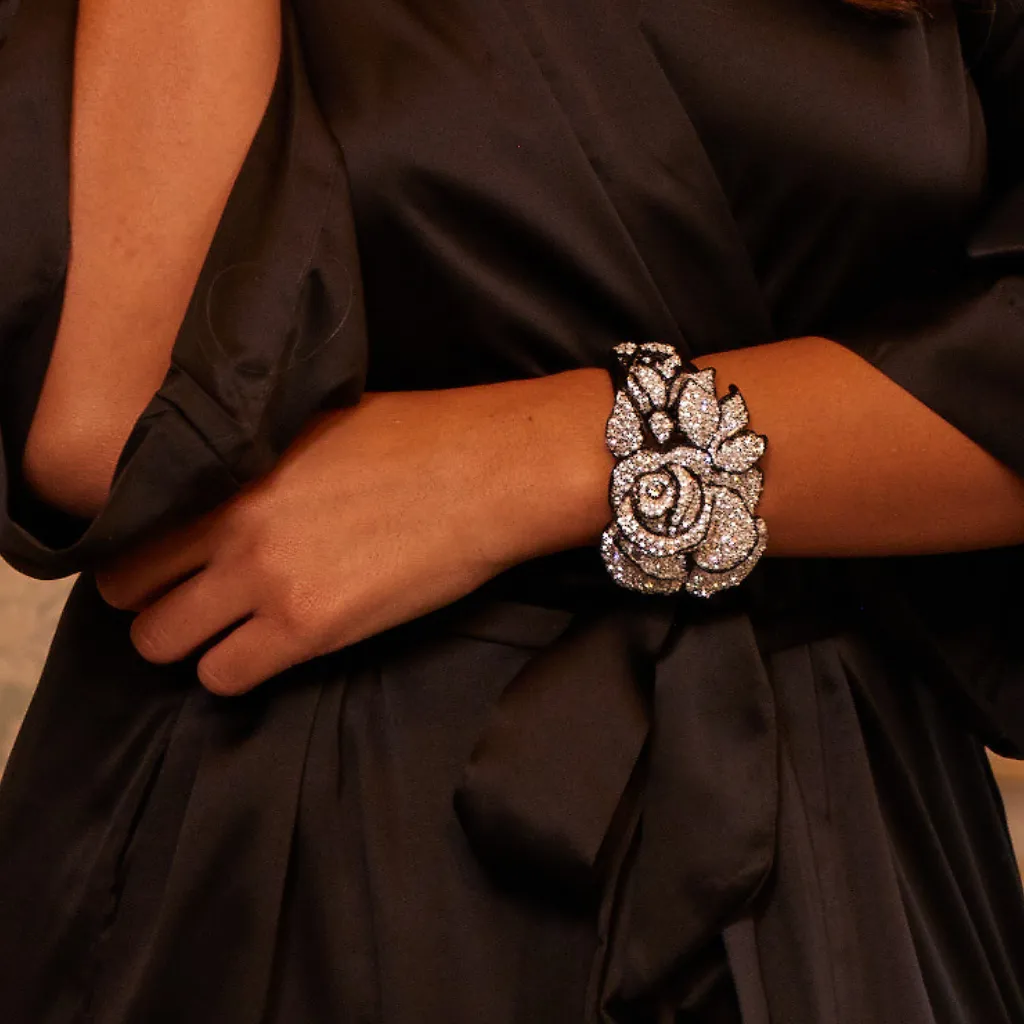 Pav Rose Bracelet