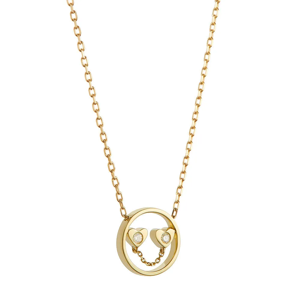 PETIT Jen 14K Gold Necklace w. Diamond