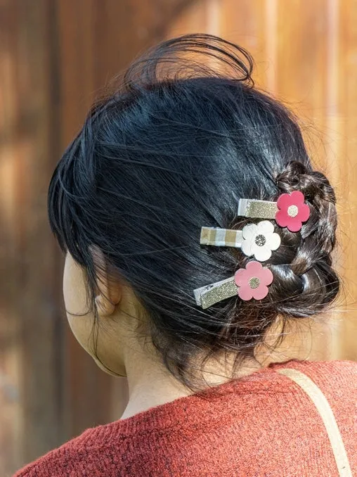 Prairie Flower Clips & Scrunchies Set