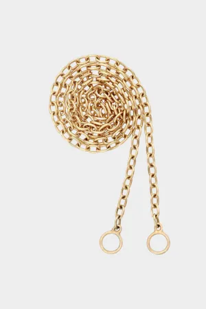 Pulley Chain - 18", Yellow Gold