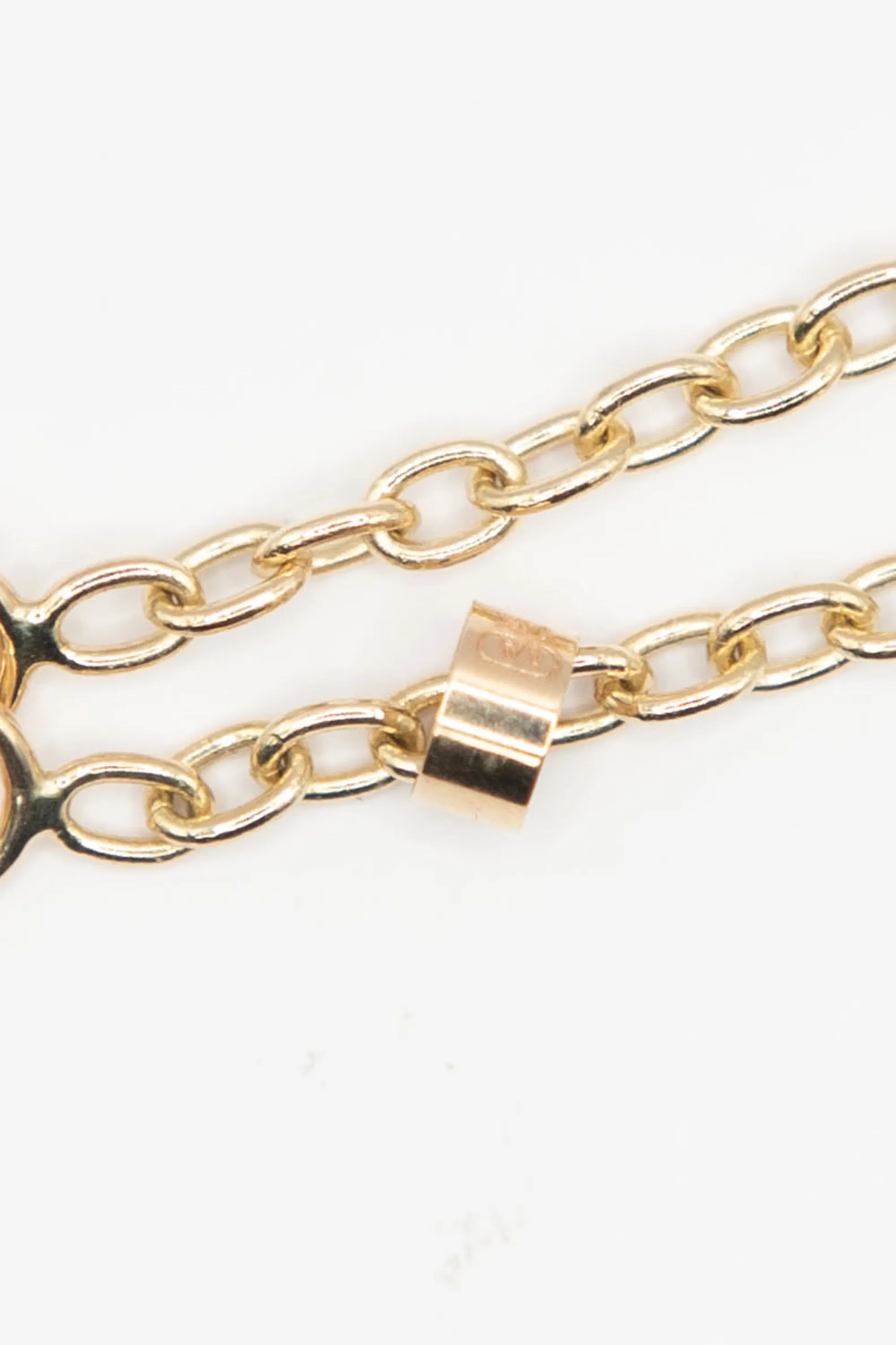 Pulley Chain - 18", Yellow Gold