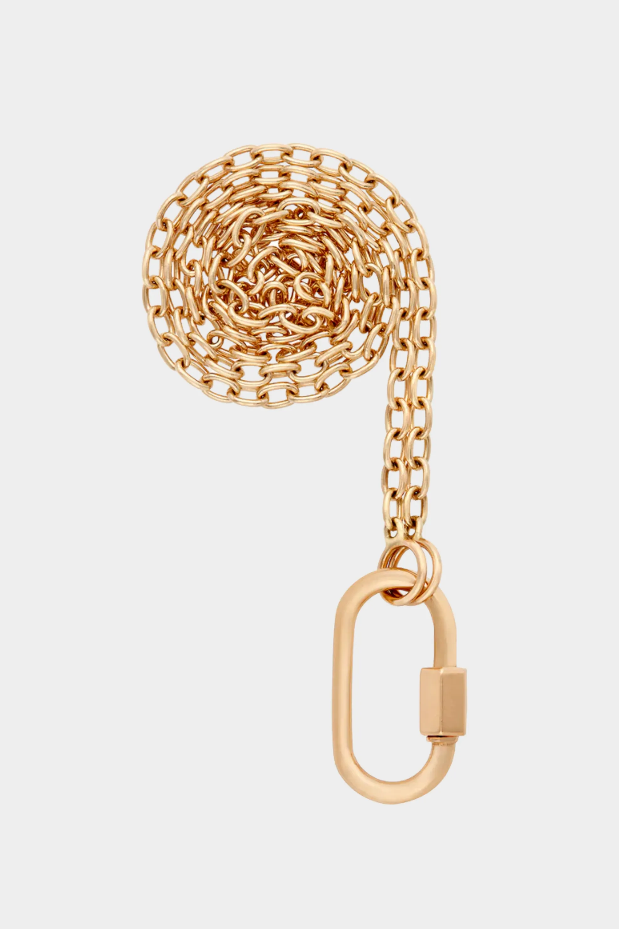 Pulley Chain - 18", Yellow Gold