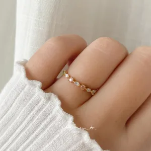 Rachel Marquise Half Eternity Ring