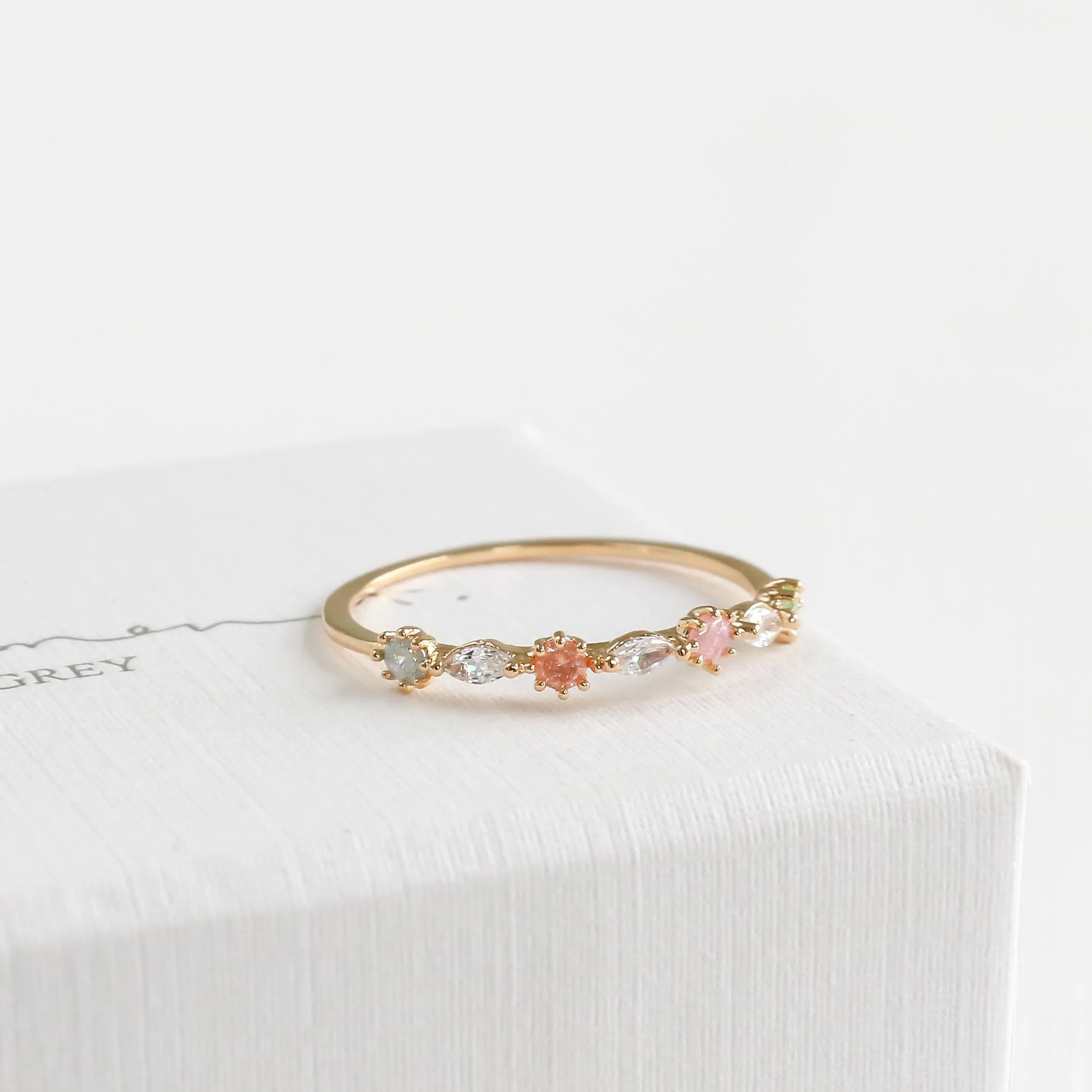 Rachel Marquise Half Eternity Ring