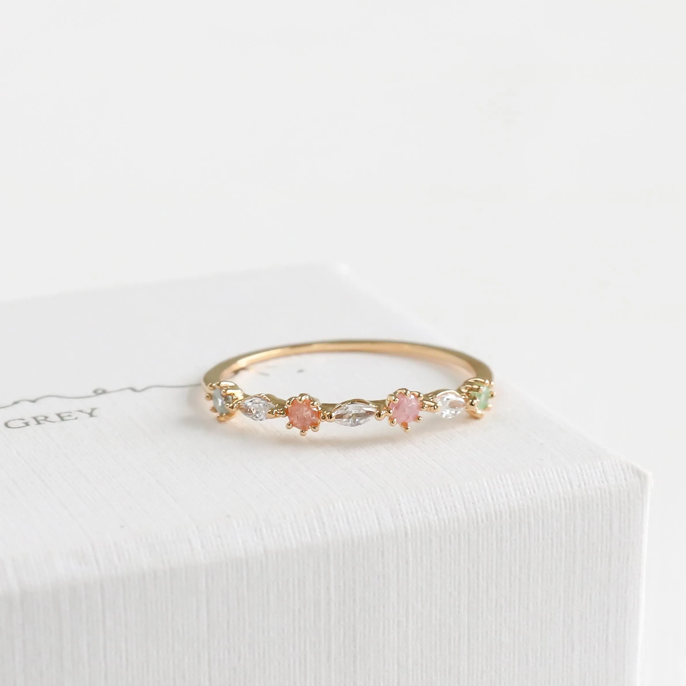 Rachel Marquise Half Eternity Ring