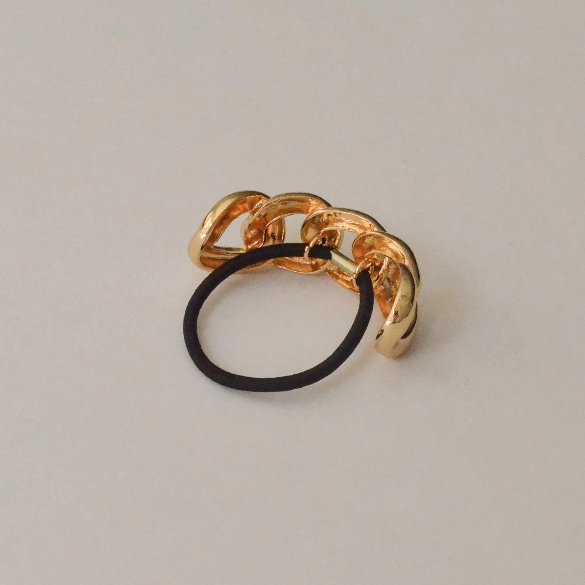 Radiant Ponytail Hair Tie | Chain Link