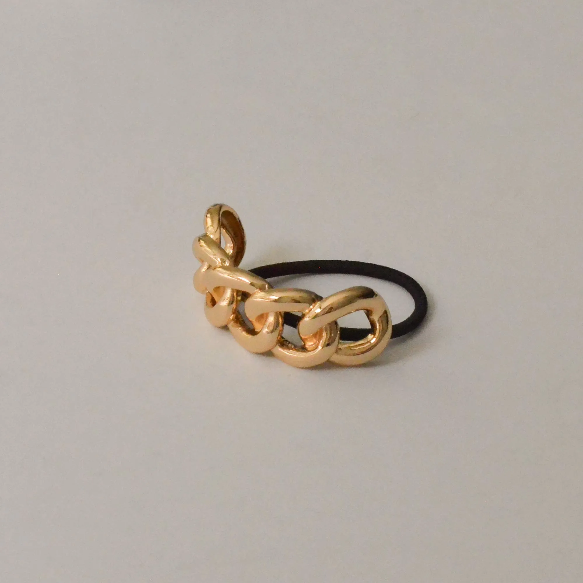 Radiant Ponytail Hair Tie | Chain Link