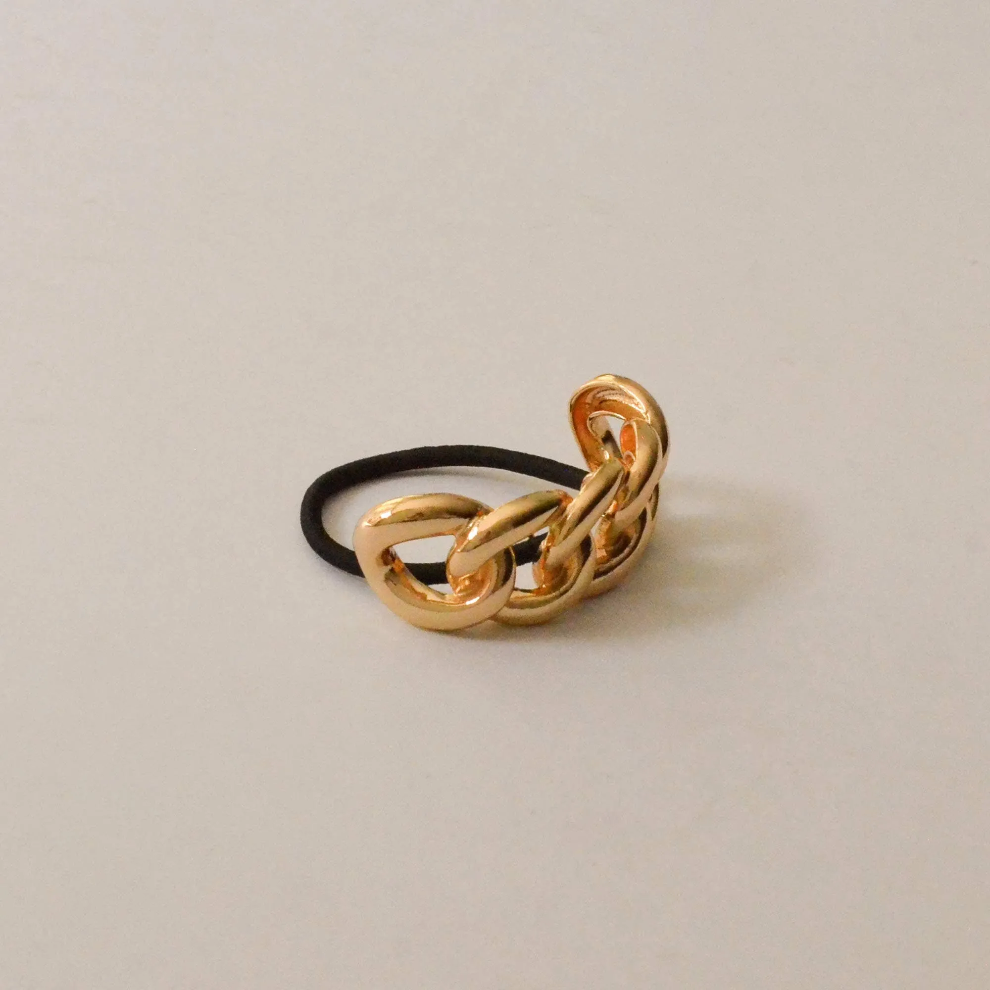 Radiant Ponytail Hair Tie | Chain Link