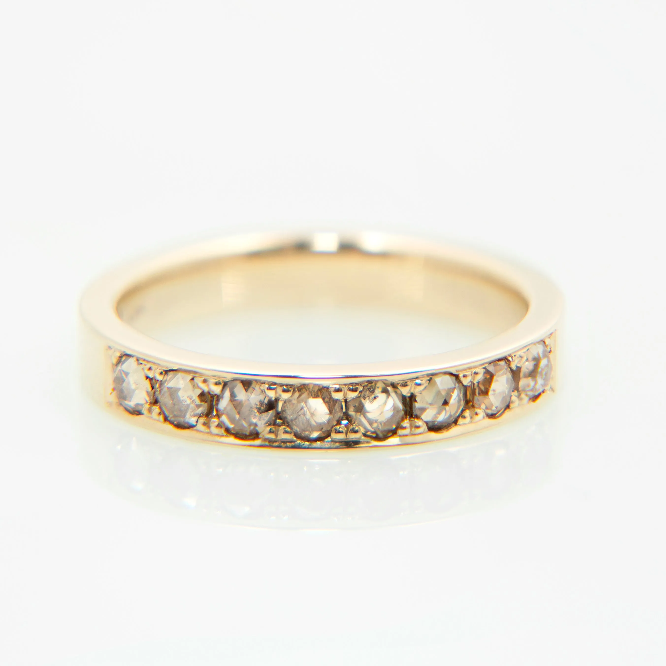 Rose-cut Diamond Band