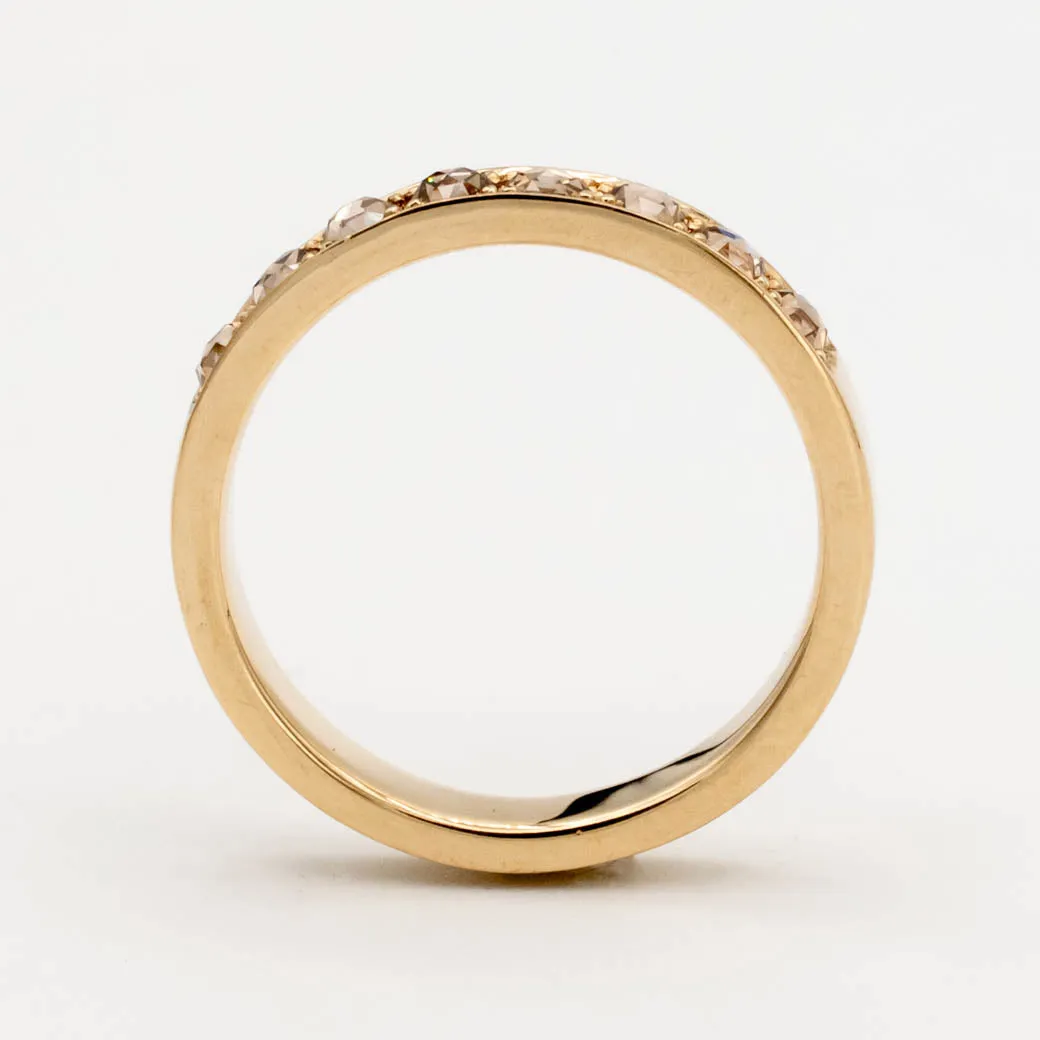 Rose-cut Diamond Band