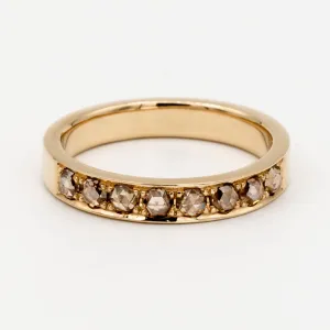Rose-cut Diamond Band