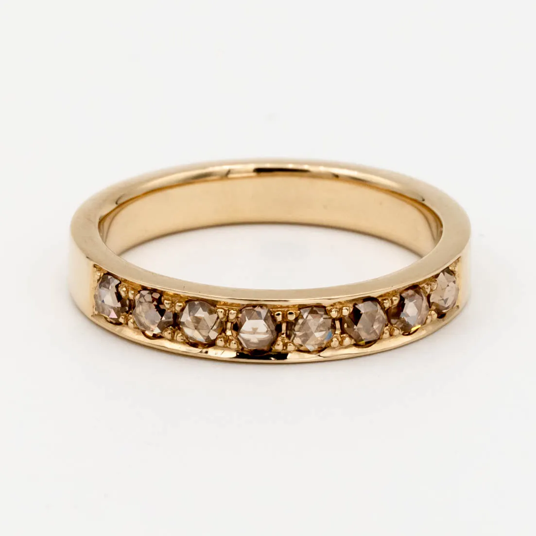 Rose-cut Diamond Band