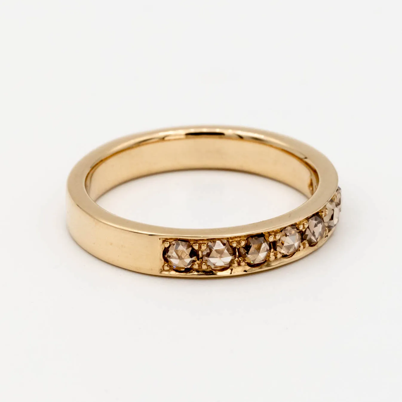 Rose-cut Diamond Band