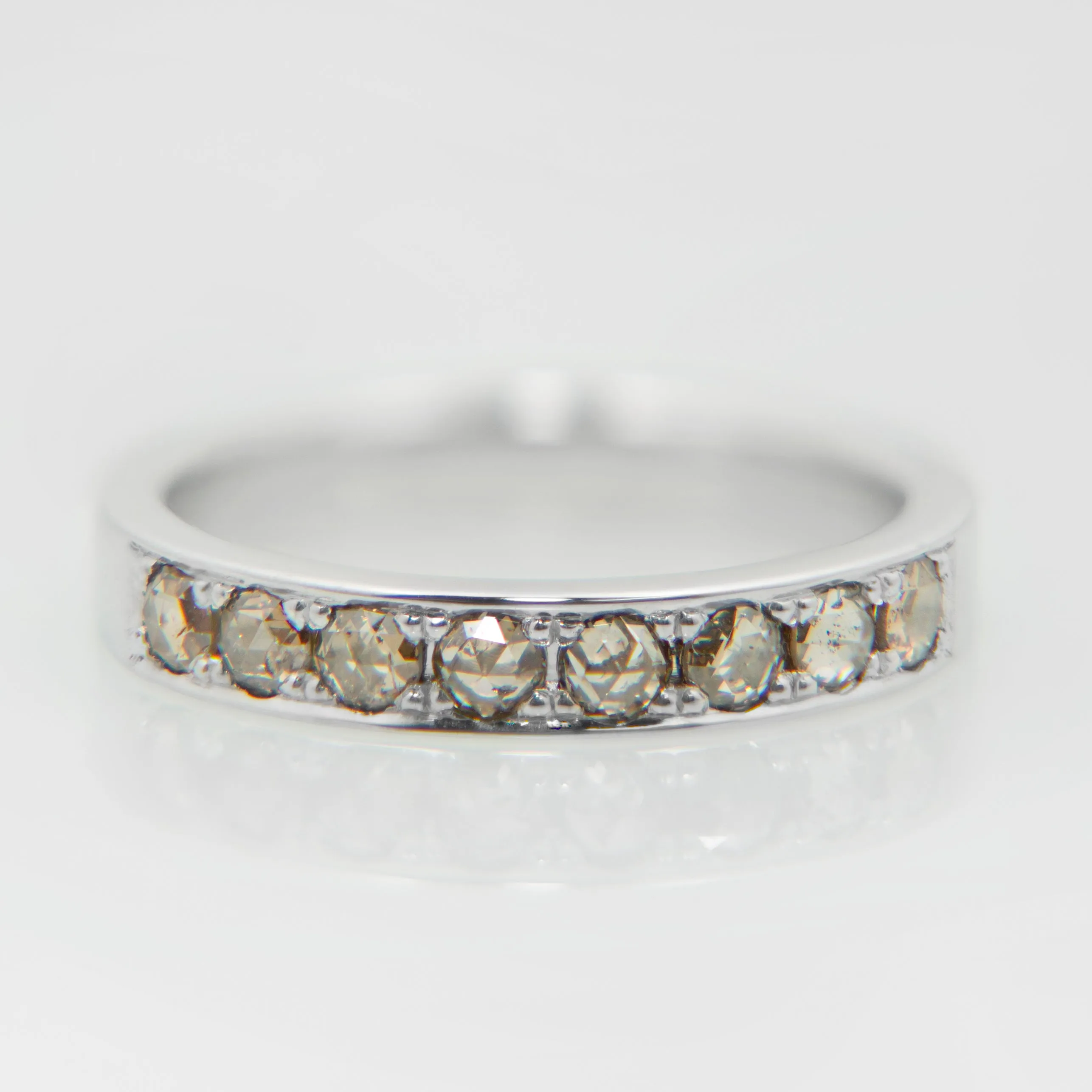 Rose-cut Diamond Band