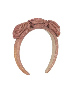 Rose Glitter Headband