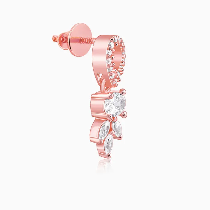 Rose Gold Petalo Earrings